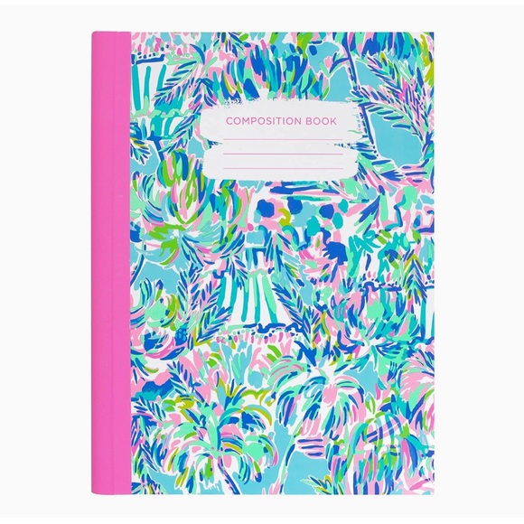 Lilly Pulitzer Composition Notebook Set, Cabana Cocktail & Party All the Tide - Picture 2 of 8